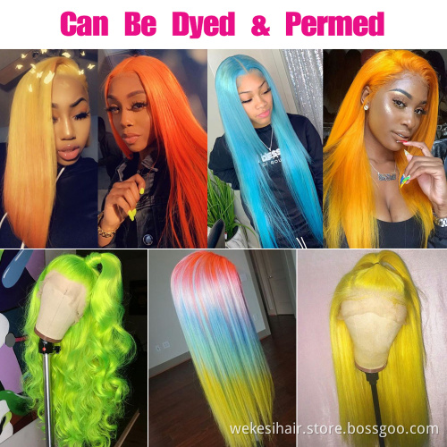 Hair Wigs for Black Women with Baby Hair Brazilian 13x6 Glueless Transparent HD Lace Front 40 inch Straight Human Hair Wig